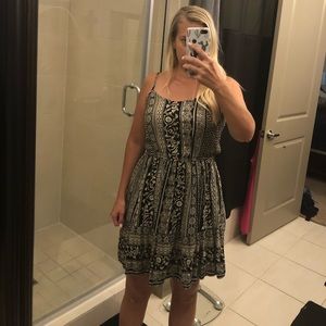 Black and white dress